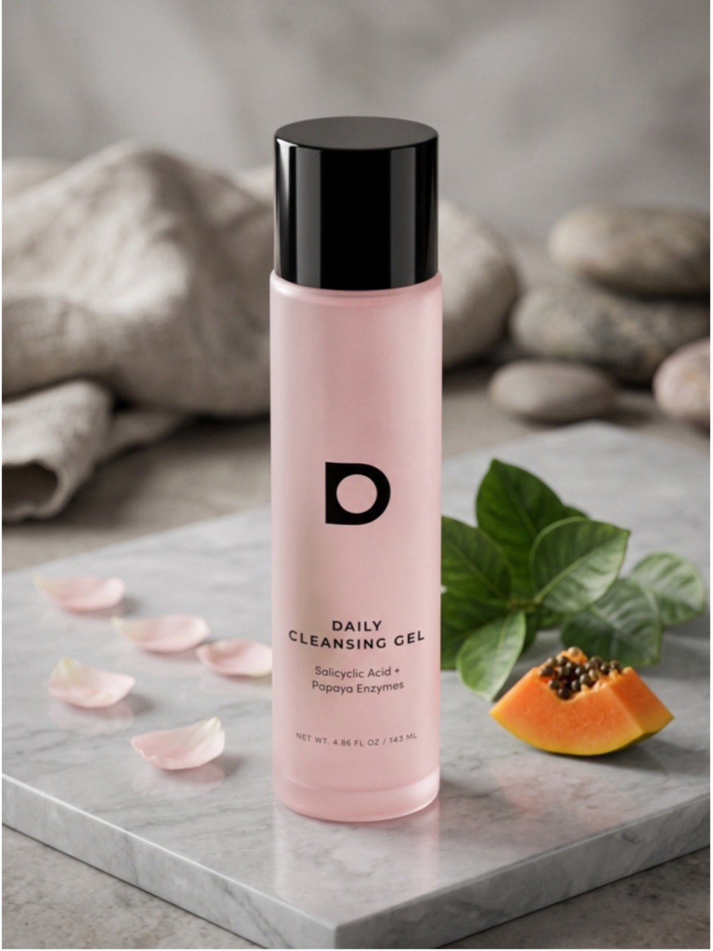 Dermstore Daily Cleansing Gel 4.85oz Salicylic Acid Papaya Enzyme New